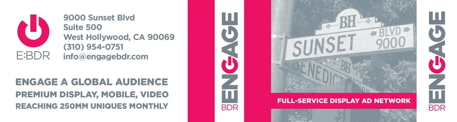 Custom corporate flipbook cover for Engage BDR