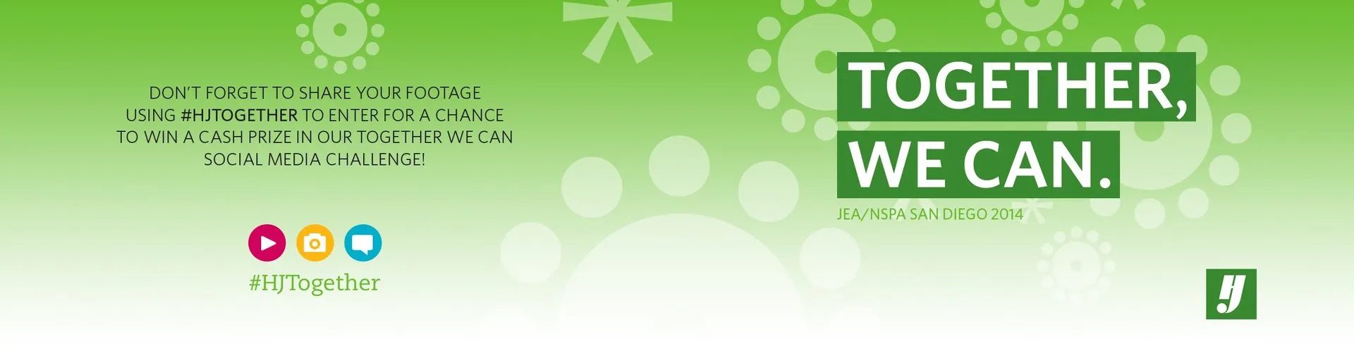 Custom corporate flipbook cover for HJ event