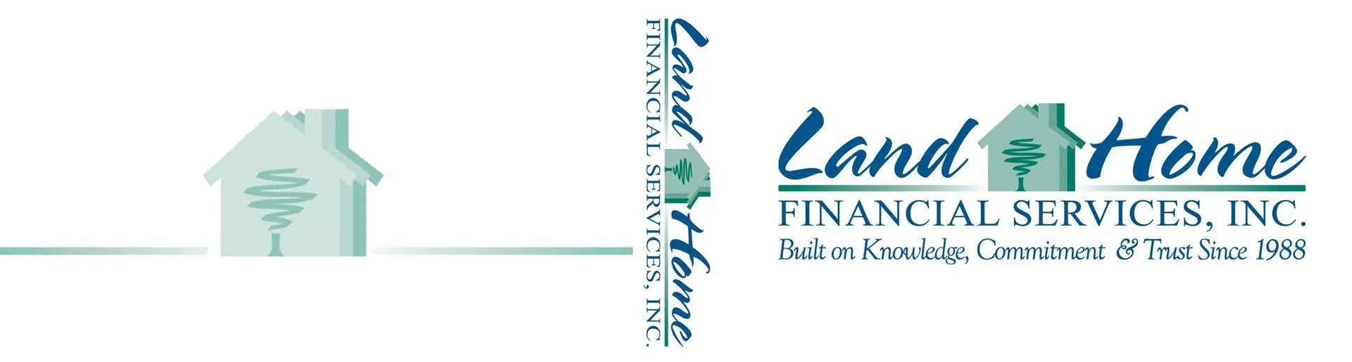 Custom corporate flipbook cover for Land Home Financial