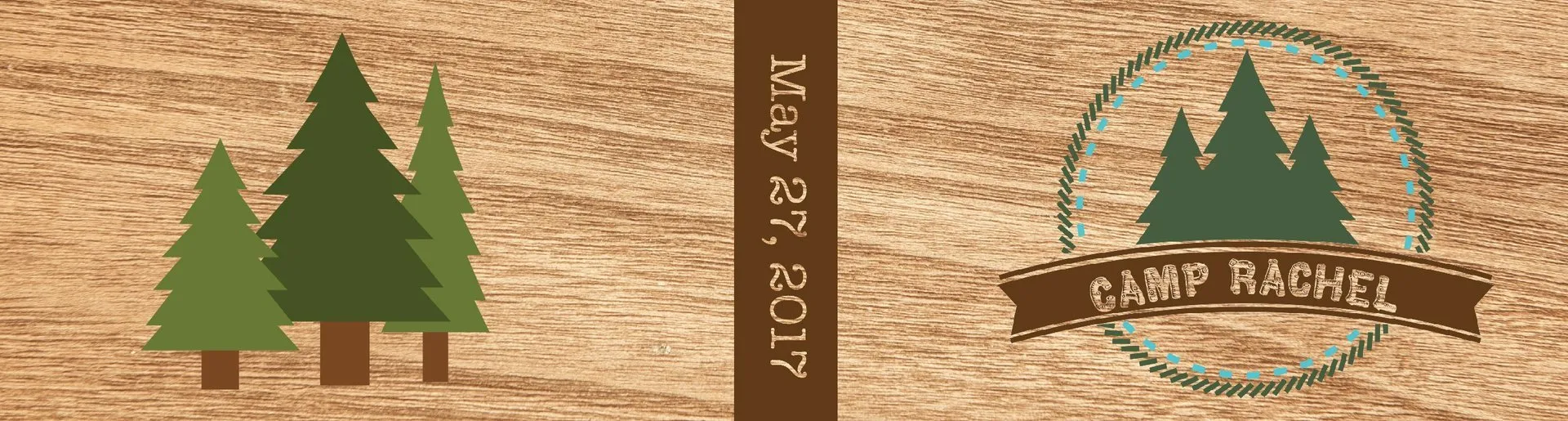 Custom mitzvah flipbook cover for Rachel's Bat Mitzvah