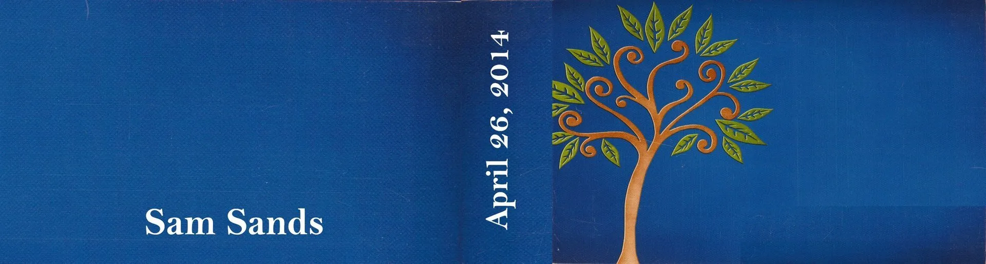Custom mitzvah flipbook cover for Stephanie Moss