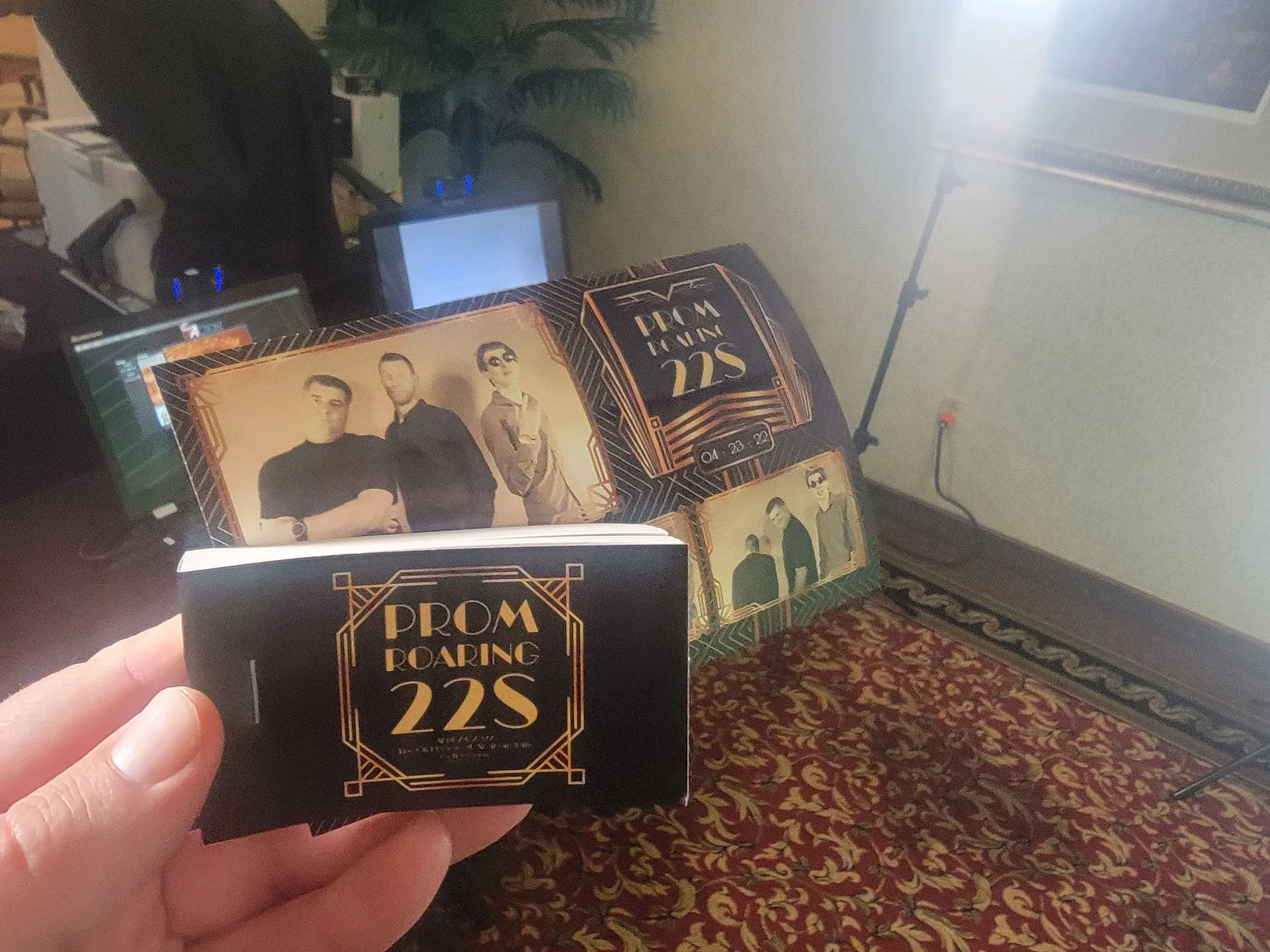 Action Flipbooks activation set up and running at an event