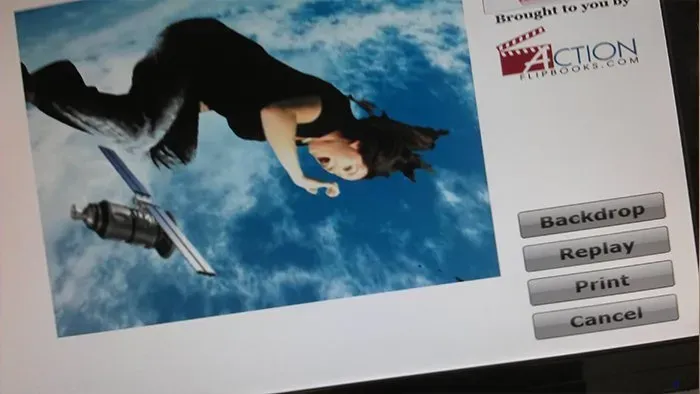 Guest Flying in an Action Flipbook in California